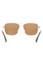 Polarized Sunglasses Gold Frame Brown Mirror Lens 56mm - M8037BR2PV - 4