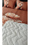 Garden Double Quilted King Size Pike Bedspread 240*260 3-Piece - 4