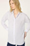 Pearl-Detail Poplin Shirt - 3