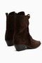 Beth Genuine Leather Brown Suede Lace Detailed Summer Western Women's Boots - 5