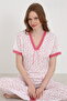 Raporlu Viscose Women's Lace Pajama Set