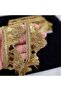 20Yards Metallic Shiny Lace Frill Ribbon Trim 4cm Wide for Sewing, Crafts Costume and Decoration - 2