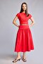 A-Line High Waist Poplin Midi Skirt F7993Ax26Sp