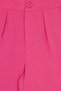 Women Regular Fit Solid Wide Leg Pants, Pink - 5