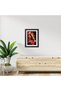 Alayra Shoyo Hinata Framed Poster Haikyu Anime Poster Wall Painting with Black Wooden Texture - 4