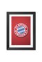 Alayra Bayern Munich Football Club 3D Textured Logo Poster Painting with Black (9"x 12") | | Ready f