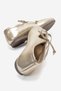 Genuine Leather Women's Gold Laced Ballerinas Lisa - 4