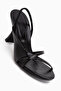 Noria Black Elastic Women's Heeled Shoes