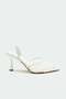 Faby Sequin Stone Embroidery Detailed White Women's Heeled Shoes - 6