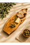 Natural Olive Wood Presentation and Cutting Board – Handmade Rustic Wood Charcuterie, Cheese, and Serving Board - 3