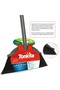 Grey Universal Indoor & Outdoor Broom with Stick – Heavy Duty Multi-Surface Sweep Brush - 3