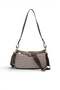 Coffee Yellow - Brown Plaid Line Square Women's Crossbody Bag Sp1274 - 5