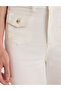 Ecru Skinny Flare Jean Trousers 50324048-Vr019 - 6