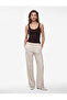 High Waist Wide Leg Trousers with Pockets - 2