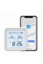 Zigbee Temperature Humidity Sensor Tuya Smart Indoor Hygrometer Thermometer Detector With Backlight,App Remote Control,Support Alexa Google Home,Zigbee Hub Required (Zigbee Version)