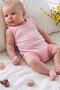Cotton Strappy Zero Sleeve Bodysuit - 3