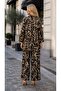 Ethnic Pattern Top-Bottom Trend Kimono Set - 2