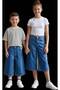 Jeans Girls & Boys Long Denim Shorts - 6