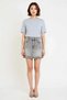 Women's Mini Denim Skirt Mid Waist 100% Cotton Rigid Woven Classic Cut Daily Casual Modern Stylish Comfortable - 4