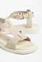 Women's Buckle T-Strap Casual Sandals - 5
