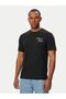 Black Logo Printed Men's T-Shirt