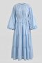 Chiffon Ruffle Dress Y0063 - Baby Blue - 5