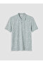 Lcw Vision Turquoise Polo Collar Pique Men's T-Shirt - 5