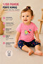 Baby Girl Top and Bottom Set 100% Cotton - 4