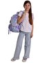 Very Nice Printed (Lilac) Girls' Primary School Bag - Daily Backpack - W6080 - 4