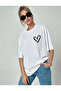 Crew Neck Printed Oversize Tshirt - 2