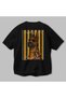 For Dog Lovers 4 Black Oversize T-Shirt with Dog Print on the Back 100% Cotton Unisex Dog Lover Premium Design - 3