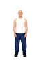 Beyaz Premium Fitilli Atlet - 3