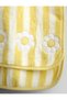 Outlet 100% Cotton Girls' and Boys' Sea, Beach, Pool, Bath Towel Poncho Yellow/Floral - 4