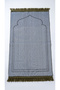 Four Seasons - Khaki Green Machine Woven Velvet Prayer Rug 70X110 cm - 3