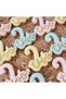 Colorful 2 Year Old Gold Two Written Model Boutique Cookies - 20 Pieces - 3