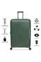 3 Piece Hard side Luggage Set with TSA Lock | Spinner 360° WheeL (ARMY GREEN) - 4