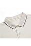 Men’s Slim Pique Solid Polo with Flat Knit Collar - 5