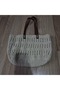 Paper Rope Hand-Knitted Zigzag Pattern Shoulder Bag - 3