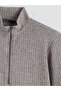 High Collar Oversize Women's Ribbed T-Shirt - 6