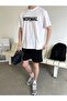 Normal Printed Oversize Men's T-shirt Casual Boyfirend - 2