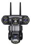 V380 Pro 4K Dual Lens WiFi PTZ Outdoor Security Camera - Waterproof, Full Color Night Vision, AI Motion