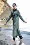 Full Covered Hijab Swimsuit Set Khaki 4 Pieces – M2021 - 6