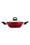 Classic. Flat Bottom Kadai Red 28cm - 3