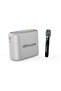 Vocalist 300 Premium Wireless Bluetooth Speaker, 150W Powerful Output, Dual Microphones, Deep Bass & Clear Sound, Party Speaker – Silver