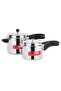 5+3Ltr Combo Aluminum Pressure Cooker - 2