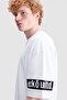 Easton Oversize Crew Neck Printed 100% Cotton Men's White T-Shirt - 3