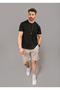 Men's Combed Cotton Fabric Double-Legged Summer Sweat-Proof Shorts with Side Pockets - 2