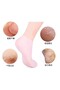 Large Size Silicone Moisturizing Foot Care Socks Pink - 4