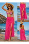 Solid Color Soft Textured Pareo, Beach Shawl