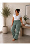 Women's Oversized Wrinkled Pants – Comfortable Fit - Plus Size